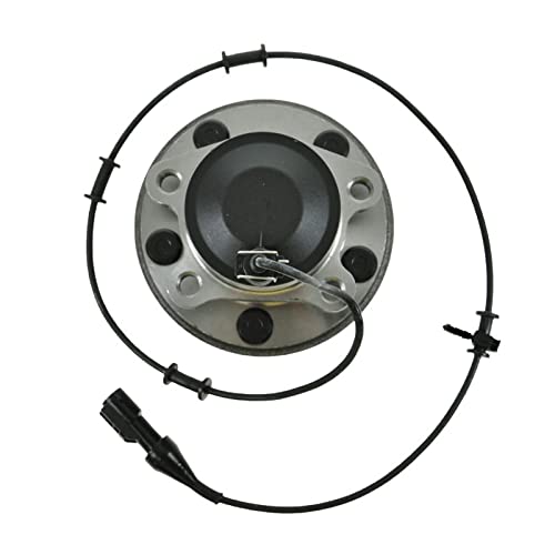 Image of TRQ Front Left and Right Wheel Bearing and Hub Assembly Set 2 Piece Compatible with 00-02 Jaguar S-Type 03-04 S-Type Base Model 05-08 2004 Vanden Plas 04-07 XJ8 07-09 XK 09-13 XF