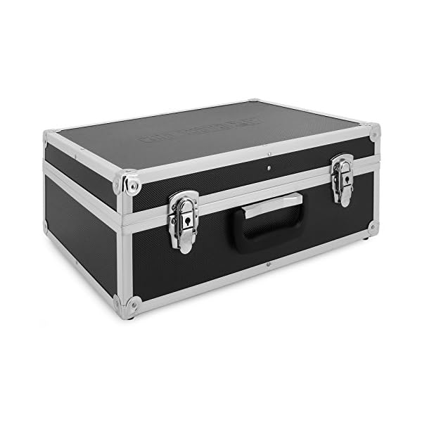 AR Carry Box® Alukoffer Werkzeugkoffer Aluminium Koffer leer (LxBxH) 450x320x175mm Farbe Alu Schwarz – Bild 3