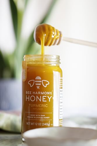 Miel con cúrcuma Bee Harmony, 12 oz, pack de 2 miniatura 4