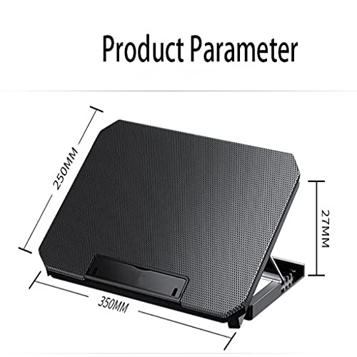 Base para laptop con cooler ajustable 12-16 pulg miniatura 2