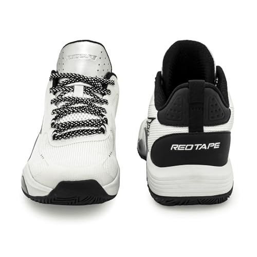 Image of Red Tape Men's Sneakers Blue White Mesh Pu Round Toe Lace-Up