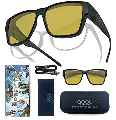 Polarized Fit Over Glasses XL Sunglasses Men Women Square for Big Wide Head UV Protection Outdoor4