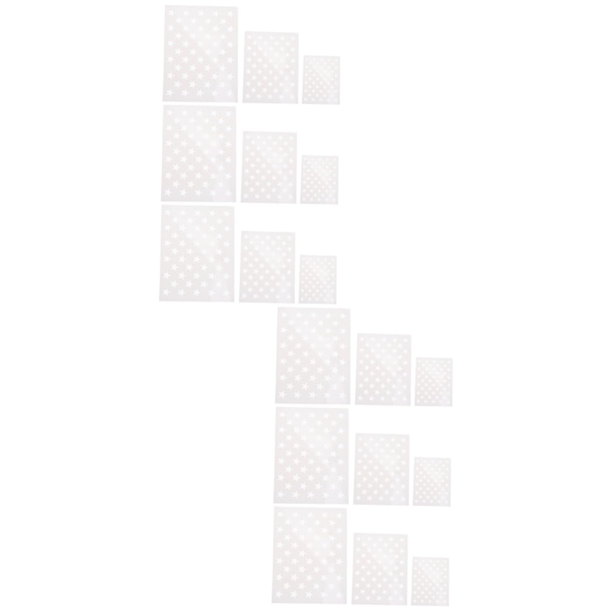 Pochoir étoile DIY PET pour peinture murale gabarit lavable décoration scrapbooking