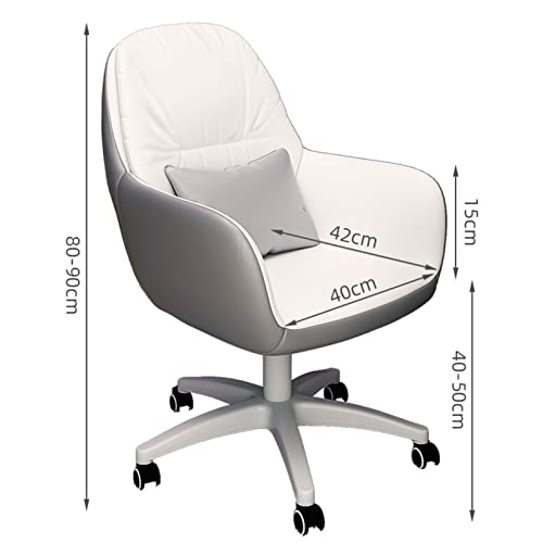 Chaise de bureau pivotante avec assise ergonomique et dossier respirant pour ordinateur