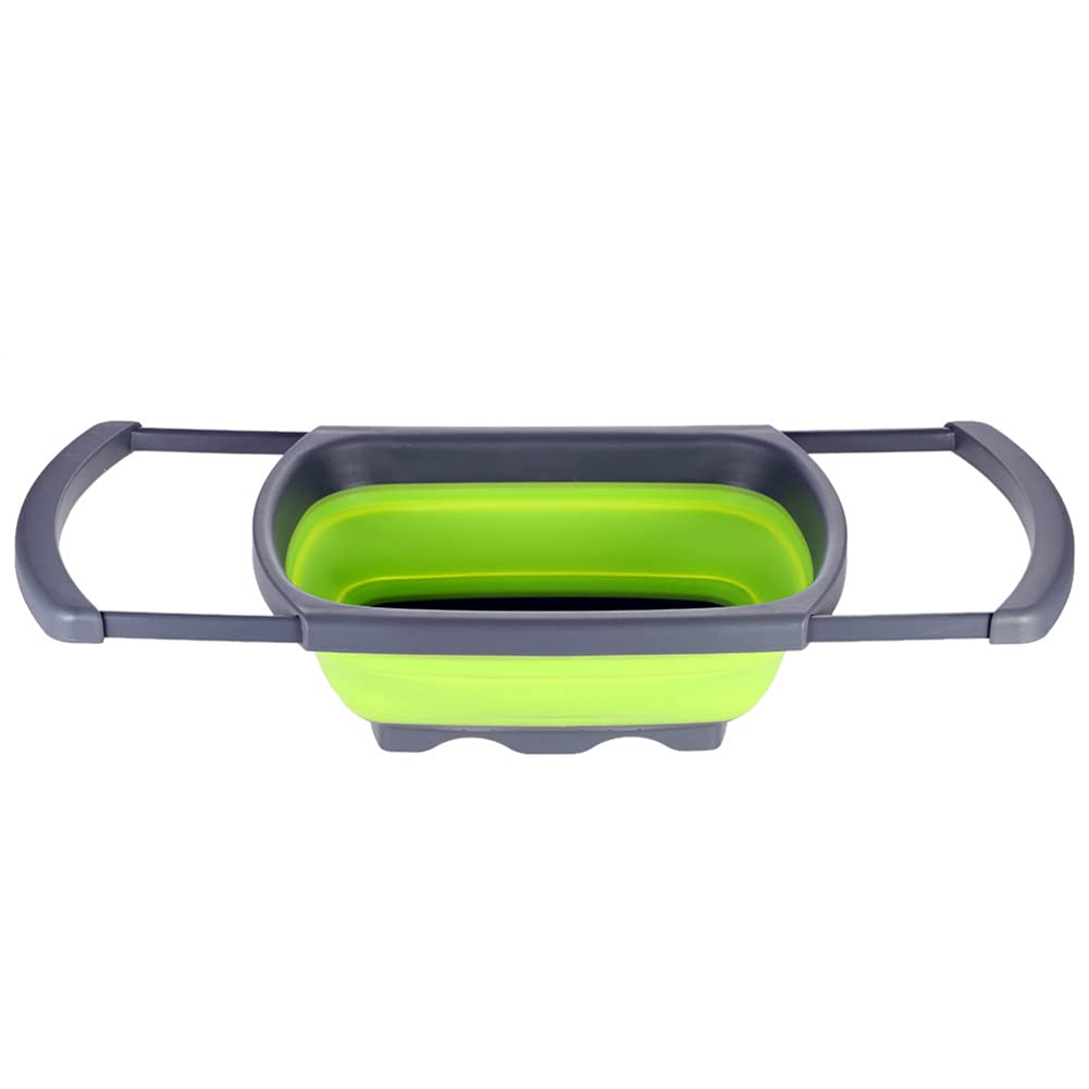 Scolapasta Pieghevole In Silicone LHKJ - Senza BPA, Rosso, Capienza 3,8 Litri - Foto 2