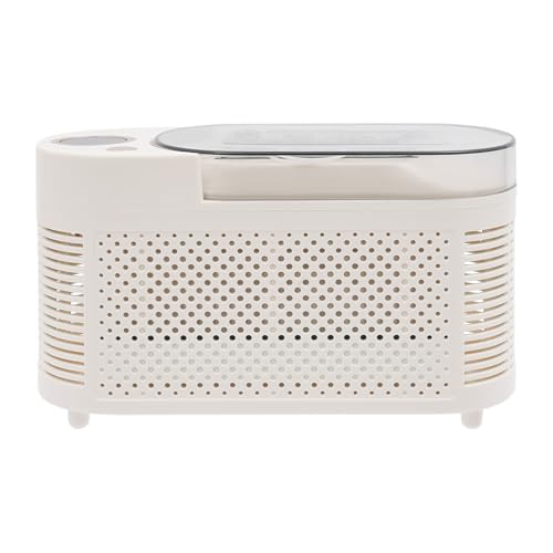 Mini fabricadora de hielo compacta portátil 120W blanca miniatura 7