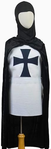 Miniatura 4 de Deluxe KNIGHT TEMPLAR Costume Set (Medieval, Renaissance, Ren Fest) - Baby, Toddler, Kids, Teen, and Adult Sizes (Toddler 2-4y, Red)