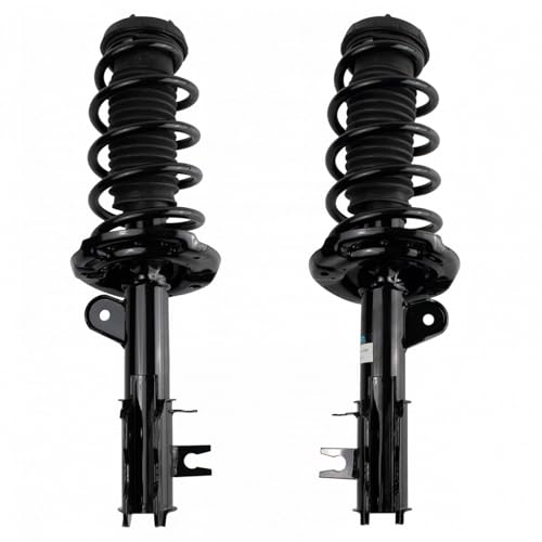 Image of TRQ Front Driver and Passenger Side Strut and Spring Assembly Set Loaded | For 13-22 Buick Encore 15-22 Chevrolet Trax FWD Models