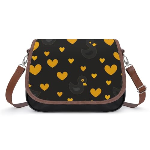 Sac à bandoulière cœur mignon en cuir pour femme idéal pour vos sorties citadines