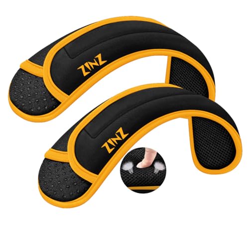 Image of ZINZ 2-Pack Universal Shoulder Pad with Ultra thick Cushion for Bag Luggage Bag Crossbody, Plus Long & Anti-Slip & Breathable,Black Yellow-2Pack