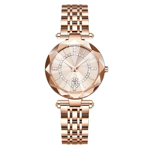Montre tendance unique RORIOS pour femme idée cadeau or rose