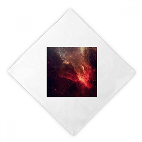 Servilletas de tela de alta calidad con ilustración elegante de nebulosa roja brillante 2