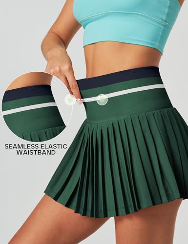 Heathyoga Pleated Tennis Skirt with Pockets for Women Tennis Skort for Woman High Waisted Golf Skirts Athletic Skirt3
