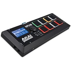 AKAI Professional MPX8 - Controlador USB MIDI y lanzador de samples portátil con 8 pads sensibles a la velocidad y ranura para tarjeta SD