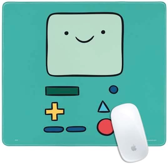 Skinit Large Gaming Mouse Pad - Officially Licensed BMO Design with Stitched Edges, Waterproof, Non-Slip Rubber Base, Desk Mat for Keyboard & Mouse, 31.5" x 11.8" inches