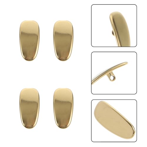 Operitacx Titanium Nose Bracket 4Pcs Metal Nose Pads Replacement Lightweight Anti-Slip Eyeglass Accessories for Reading Glasses Daily Use - Image 4
