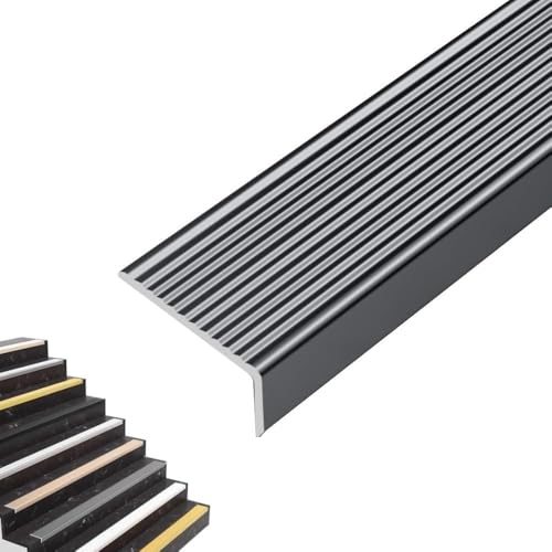 Nez de marche en L pour sécuriser l'escalier extérieur et la terrasse en gris