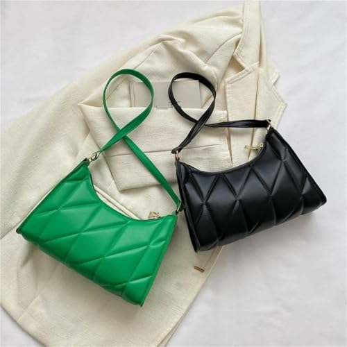 Black PU Leather Shoulder Bag Retro Solid Color Casual Female Hobos Handbags Women's Fashion Handbags Shopper Clutch Purse2