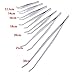 2021 Stainless Steel Aquarium Cleaning Tools Elbow Tweezers Anti-static Hand Tool Clear Clip Tool 12.5/14/16/18/20/25/30cm Industrial tweezers(20cm)