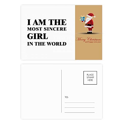 Cartes postales I Am The Sincere Girl pour écrire à vos proches et décorer