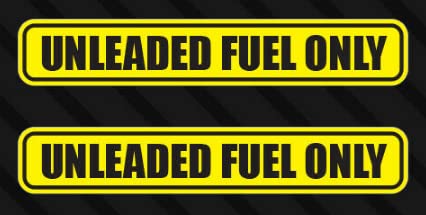 Kramer Unleaded Fuel Only Sticker Door Diesel Gas Decal Truck Label 6 х 1 in. Set of 2
