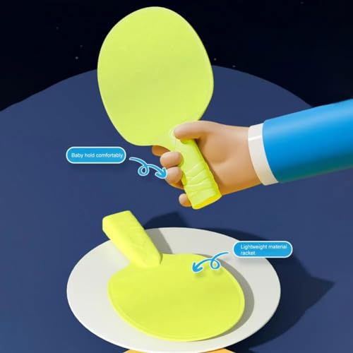 Image of Indoor Hanging Table Tennis Ping Pong Trainer Portable Set with Adjustable Height- Self Training Games- Random Design (Style-01)