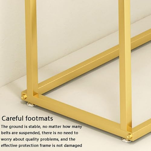 Metal Belt and Tie Hanger for Closet Organization, Space-Saving Scarf and Accessories Rack, Commercial Use Tank Top and Bra Shelf (Black, 70x40x150CM)