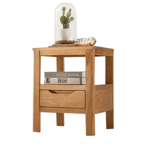 Simple small side cabinet bedside narrow cabine table de chevet bois pas cher - 5