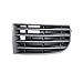 Griglia sinistra paraurti anteriore senza sede fendinebbia (4 barrette), compatibile con VOLKSWAGEN GOLF dal 08/2003 al 08/2008
