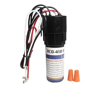 1pack Rco410 3-in-1 Compressor Hard Start Capacitor kit,for Refrigerators & Freezers 115V Compressor Capacitor for 1/4-1/3 HP