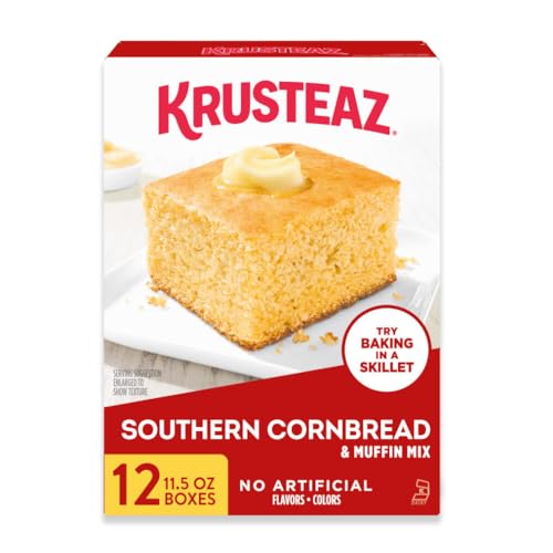 Krusteaz Southern Cornbread and Muffin Mix 11.5 Ounce (Pack of 12)