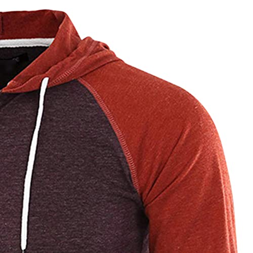 JEShifangjiusu Men'S Hoodie Long Sleeve Sweatshirt Hiking Running Workout T-Shirts Fashion Athletic Solid Color Pullover Top3