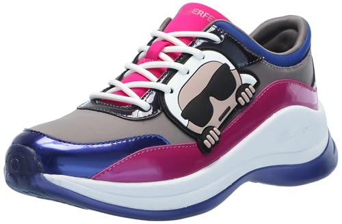 KARL LAGERFELD Paris Women's Shoes Sneaker,Cactus Flower/Dark Slate,65