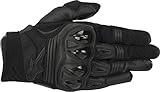 Alpinestars 3565018-10-XL Men's Megawatt Hard Knuckle Motorcycle Riding Glove, Black, X-Large