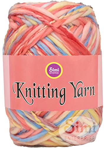 Image of Knitting Yarn Thick Chunky Wool, Sumo Opal 600 GMS Best Used with Knitting Needles-PH Art-HCB