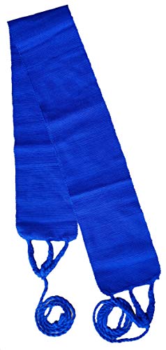 Jacq&Jürgen Mexican Flat Waist Belt Sash 31 Inches & 22 Inches Strings Traditional Embroidery Design Fiesta Party