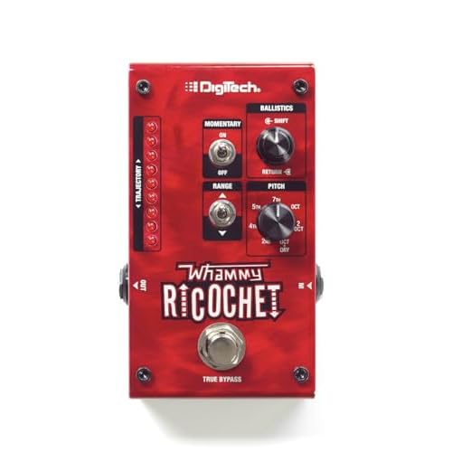 DigiTech D IT Whammy Ricochet Pitch Shift Pedal, Rojo
