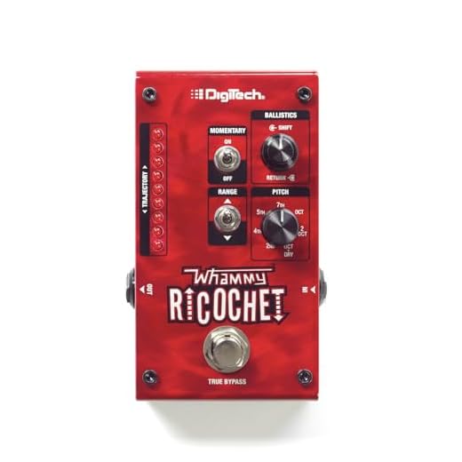 DigiTech D IT Whammy Ricochet Pitch Shift Pedal, Rojo