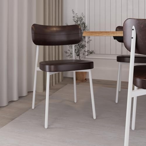 Cadeira Alloa fixa C/4 Pés 50 X 44,7 X 83,8 cm. Pés Brancos