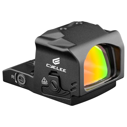 Cyelee Wolf EDG Drop-Proof Enclosed Red Dot Sight for RMR/507C Footprint - 3 MOA Reflex Sight with Motion Deactivated Standby(Similiar to Shake Awake)