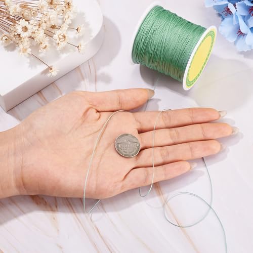 Cordon en nylon tressé ultra résistant de 0.5mm pour enfilage précis de perles et macramé - 6