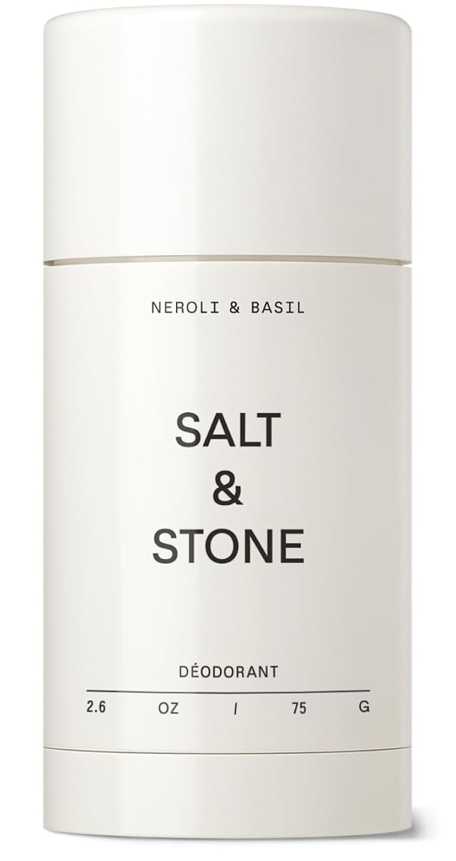 SALT STONE Aluminum Free Deodorant Extra Strength 48 Hour Protection for Women Men Made with Seaweed Extracts Niacinamide