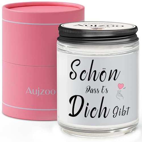 Aujzoo Presentes para mulheres, presente de aniversário para mulheres, presentes de agradecimento para ela e ele, presentes para amigos, irmãs, filha, avó, lavanda, velas de cera de soja natural