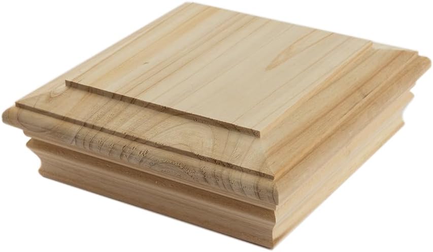 Deckorators 6 in. x 6 in. Newport Classic Cedar Post Cap