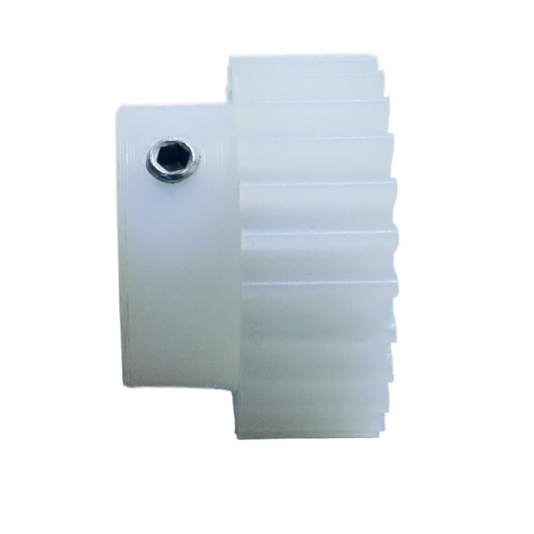 Cylindrical Drive 1pcs 0.5M 20T Plastic Spur Gear with Step 0.5 Module 20 Teeth Cylindrical Gear 11mm Diameter 5mm Teeth Thick Straight Pinion Rack Machinery(4MM BORE)