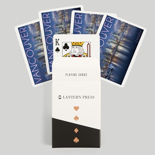 Baraja de póker Vancouver Canada, 52 cartas poker miniatura 6