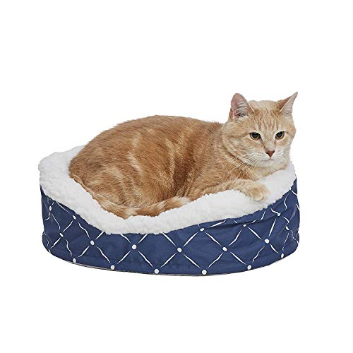 Image of Midwest Homes for Pets CU20BLD Couture Orthopedic Cradle Pet Bed for Dogs & Cats, X-Small