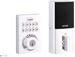 Weiser HomeConnect 620 Smart Deadbolt Lock, Polished Chrome, Z-Wave 700 Technology, SmartKey Re-Key, SmartThings Compatible