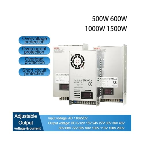 Alimentation à découpage 1000W transformateur 220V CA CC tension variable 0-27V