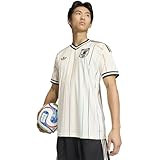 アディダス 半袖 Tシャツ 2026 サッカー日本代表 アウェイ レプリカ ユニフォーム メンズ KLG77 オフホワイト/ブラック (JN1872) L